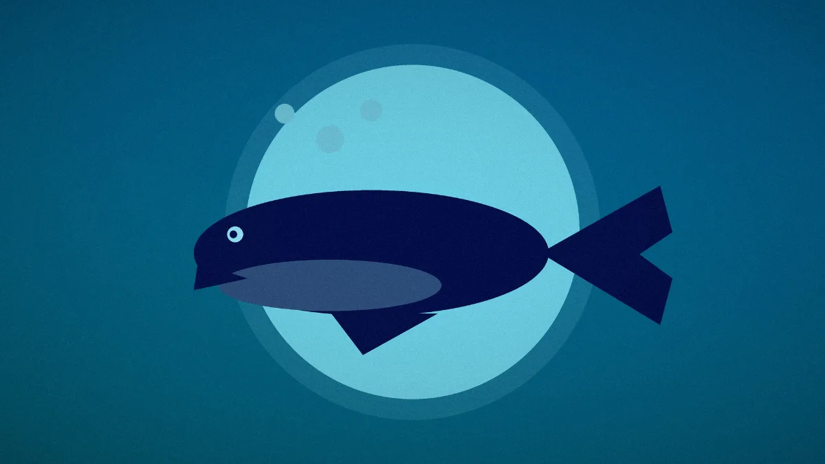 animals 02 geometric whale