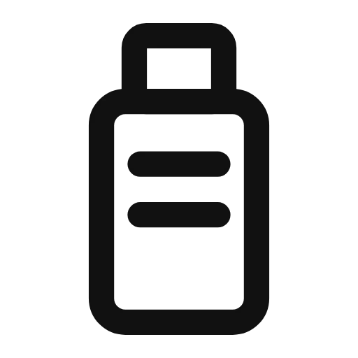 usb drive outline