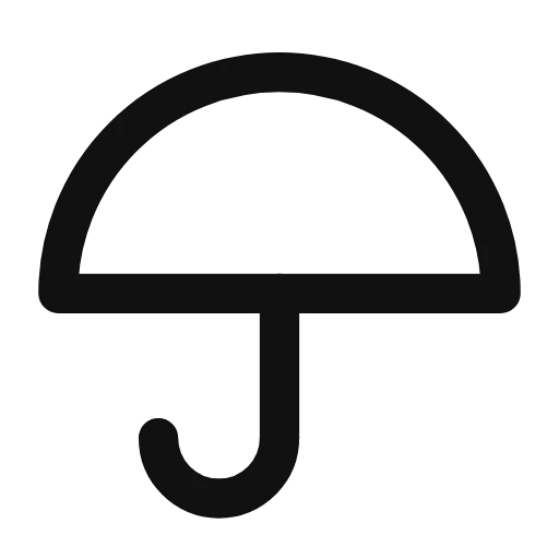 umbrella outline