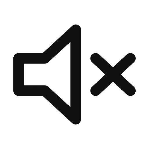mute outline