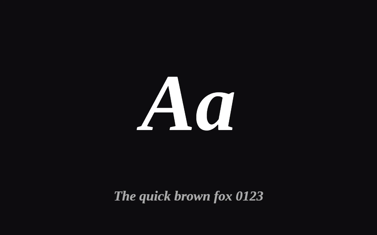 tinos italic