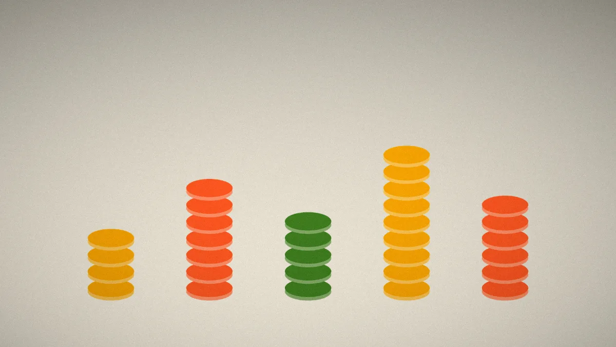 business 07 coin stacks