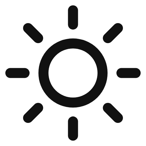 sun outline