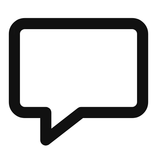 chat bubble outline