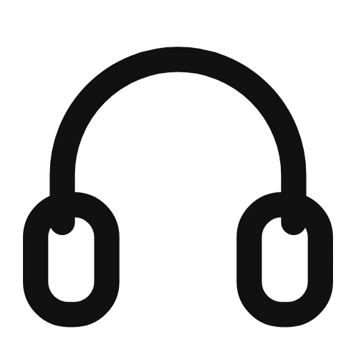 headphones outline