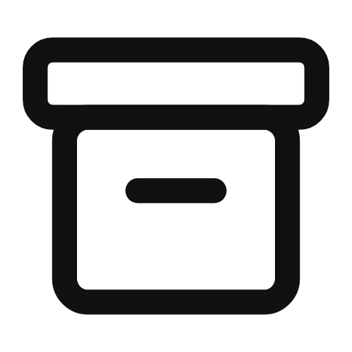 archive box outline