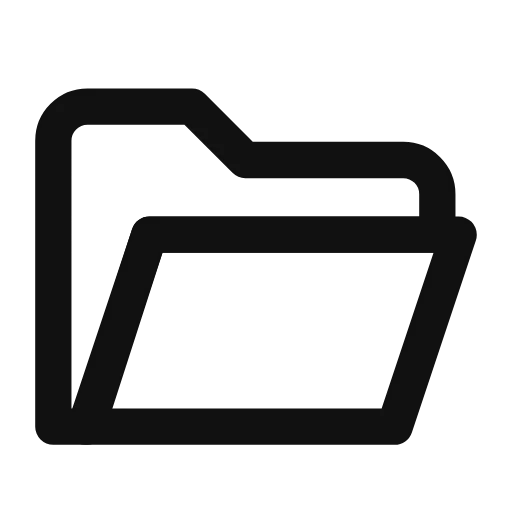 folder open outline