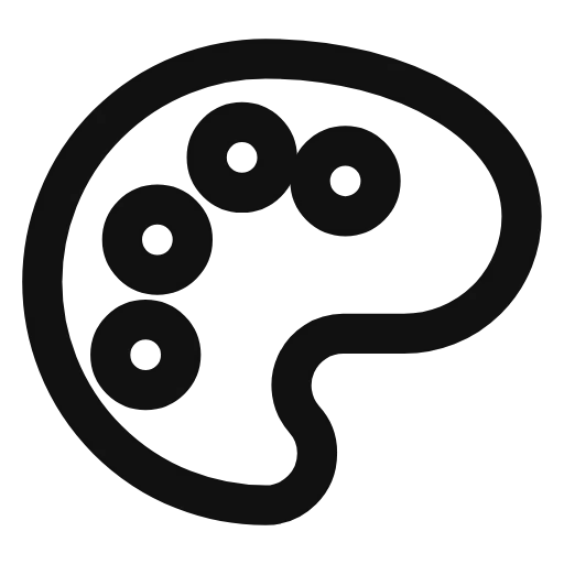 palette outline